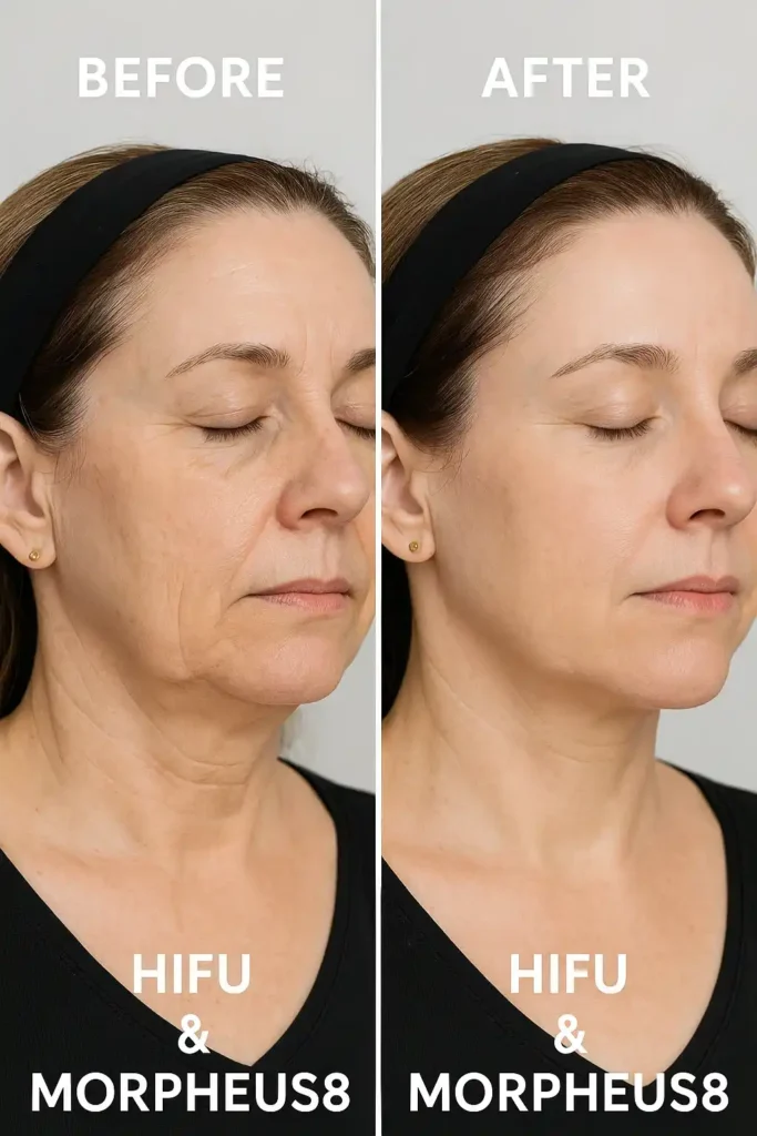 HIFU & Morpheus8 treatment results Lancaster - book in today!